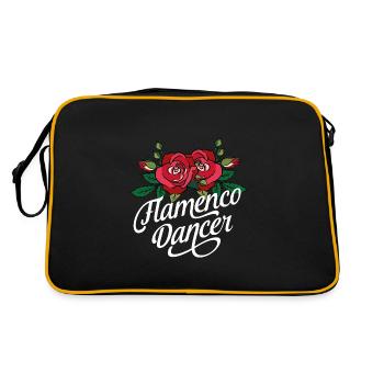 Flamenco Dancers - Retro Bag - black/gold - Back