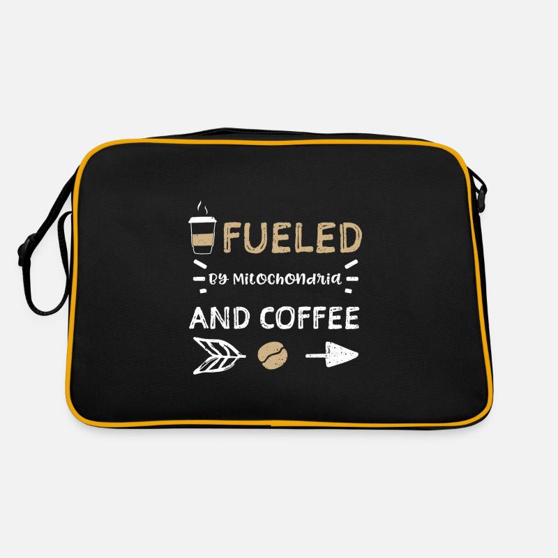 Alimenté par les mitochondries et le café Sac Retro
