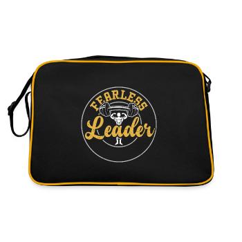 Leader intrépide - Salle de gym - Sac Retro - noir/or - Dos