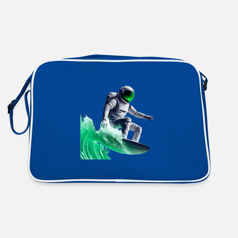 Astronaute de surf Green Waves Sac Retro
