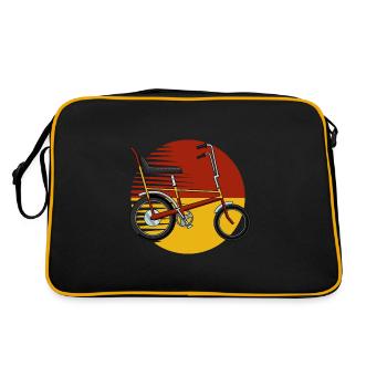 Vélo rétro de mémoire d’enfance - Sac Retro - noir/or - Dos