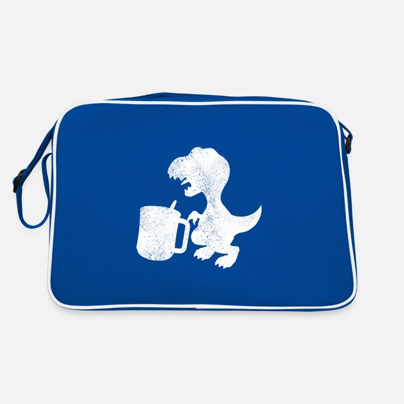 Tee Rex Teetrinker Dinosaurier Retro Tasche