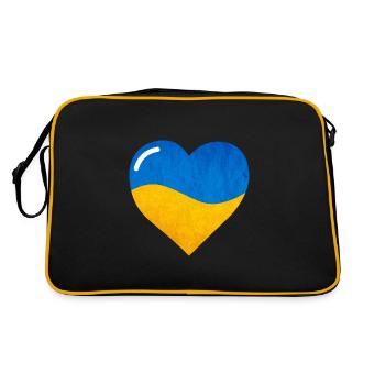 The Flag Of Ukraine, Ukrainian flag - Sac Retro - noir/or - Dos