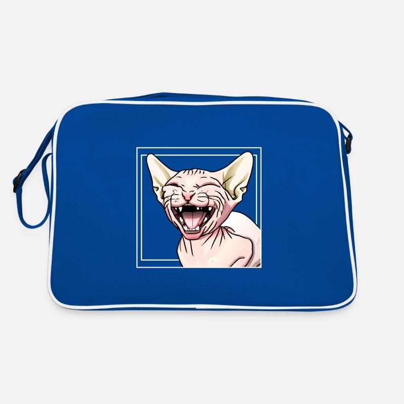 Le chat Sphynx rit Sac Retro