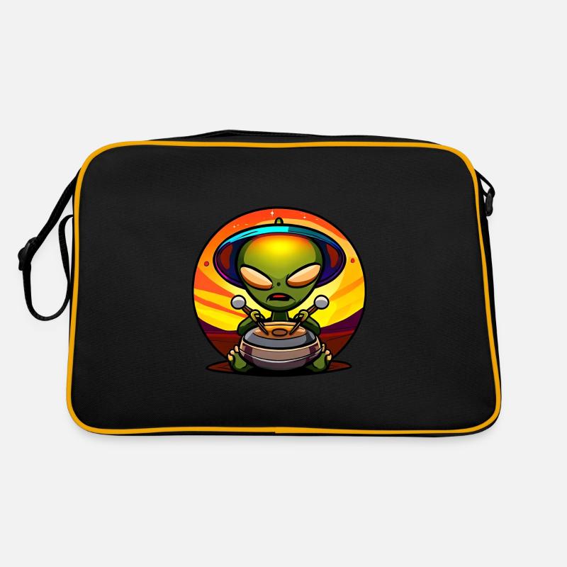 Alien Handpan Player Retro Bag