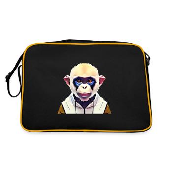 Polygon Monkey - Retro Bag - black/gold - Back
