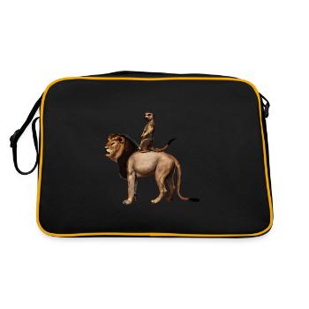 Suricate royal - Sac Retro - noir/or - Dos