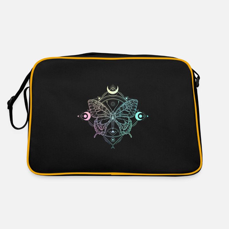 Pastel Goth Moon Gothic Crescent Moon Butterfly Retro Bag