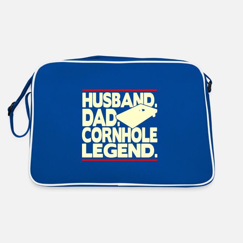 Husband Dad Cornhole Legend Retro Bag