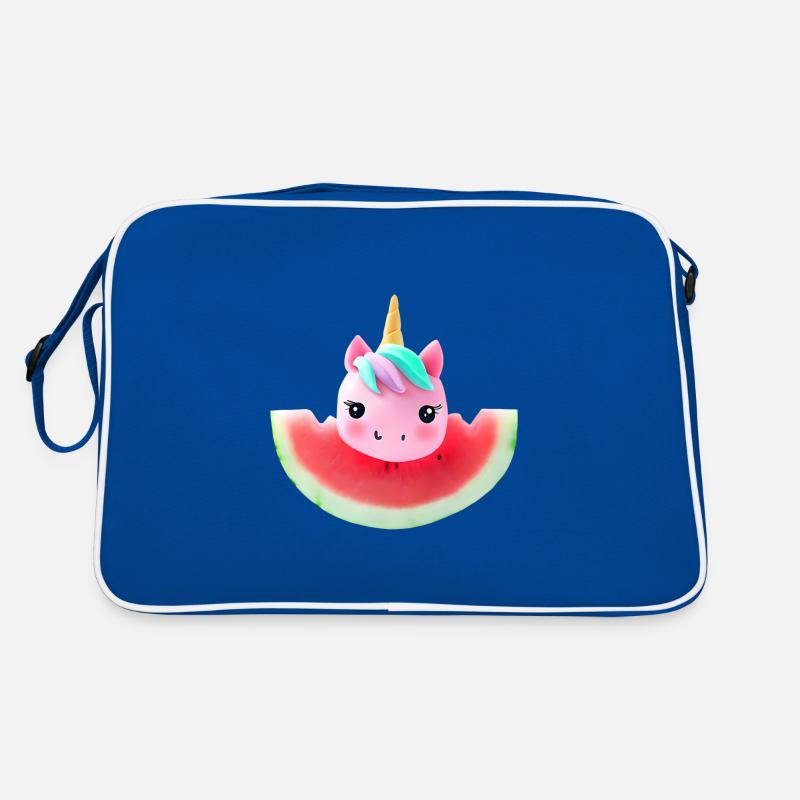 Licorne de pastèque Sac Retro