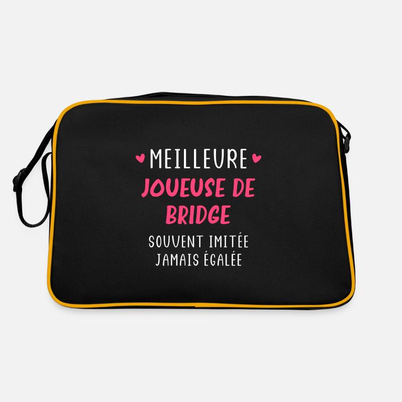 Jamais égalée meilleure joueuse de Bridge Sac Retro