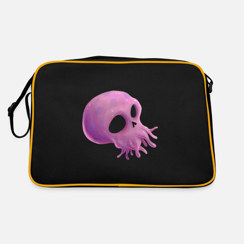 Skull octopus Retro Tasche