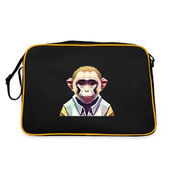 Polygon Monkey - Retro Bag - black/gold - Back