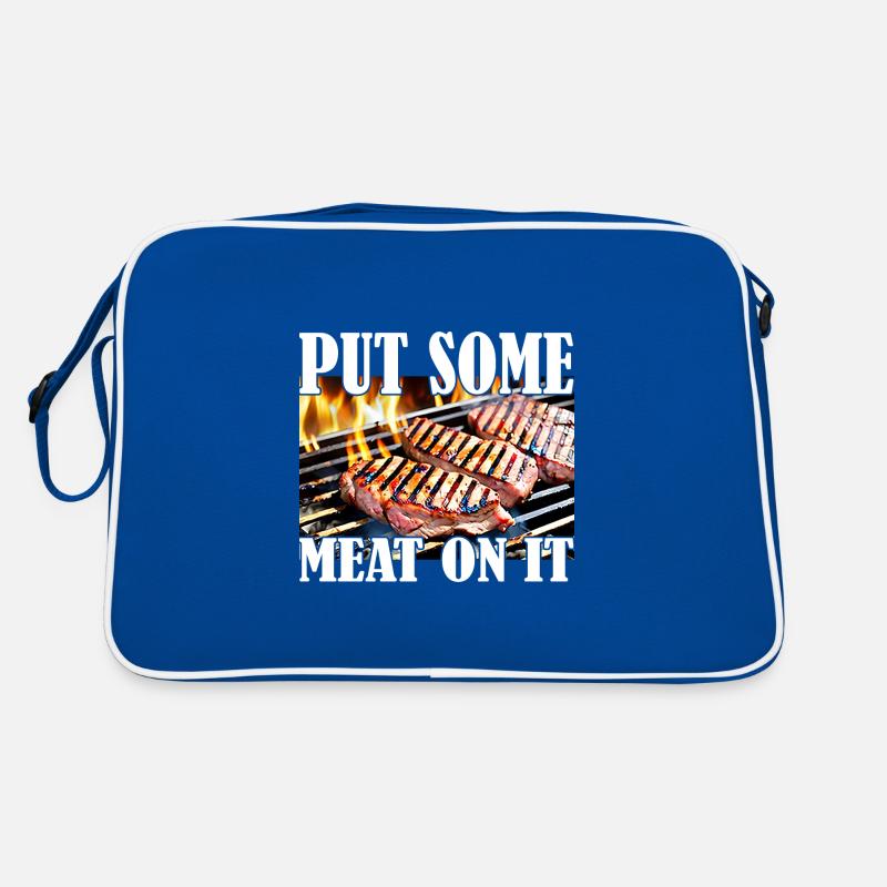 Ich liebe Fleisch Retro Tasche