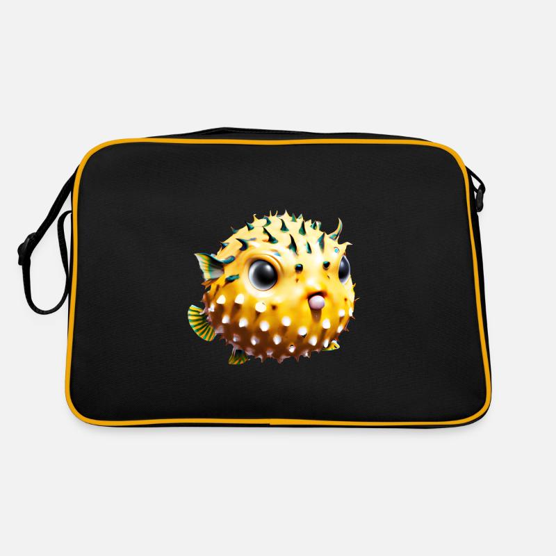 Poisson-globe gonflé Sac Retro
