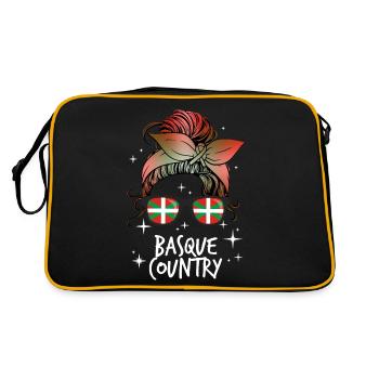 Pays Basque - Sac Retro - noir/or - Dos