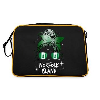 Norfolk Island - Retro Bag - black/gold - Back