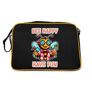 Bee Happy - Amusez-vous 4 - Sac Retro - noir/or - Dos