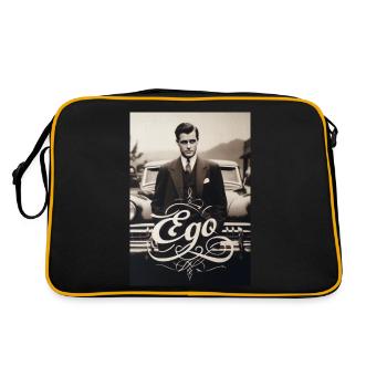 Ego Vintage 🎩 - Sac Retro - noir/or - Dos
