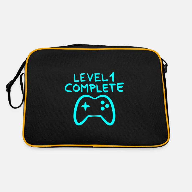 Level 1 complete 1 birthday game console Retro Bag