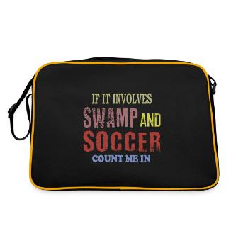 Soccer des marais - Sac Retro - noir/or - Dos