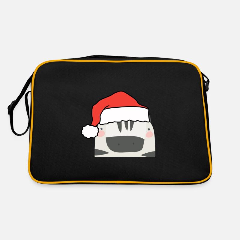 Zèbre de Noël Sac Retro