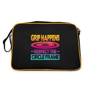 Grip Happens Respect The Circle Frame - Retro Bag - black/gold - Back