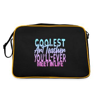 Le professeur d’art le plus cool - Sac Retro - noir/or - Dos