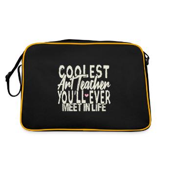 Le professeur d’art le plus cool - Sac Retro - noir/or - Dos