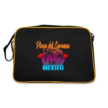 Playa del Carmen Mexique - Sac Retro - noir/or - Dos