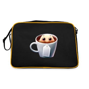 Gourmet tea bag - Retro Bag - black/gold - Back