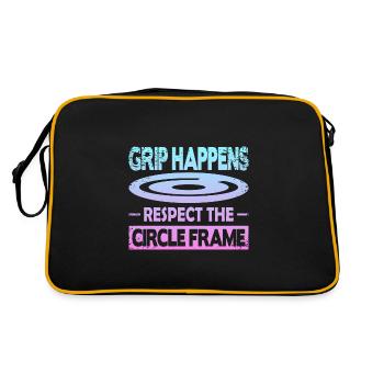 Grip Happens Respect The Circle Frame - Retro Bag - black/gold - Back