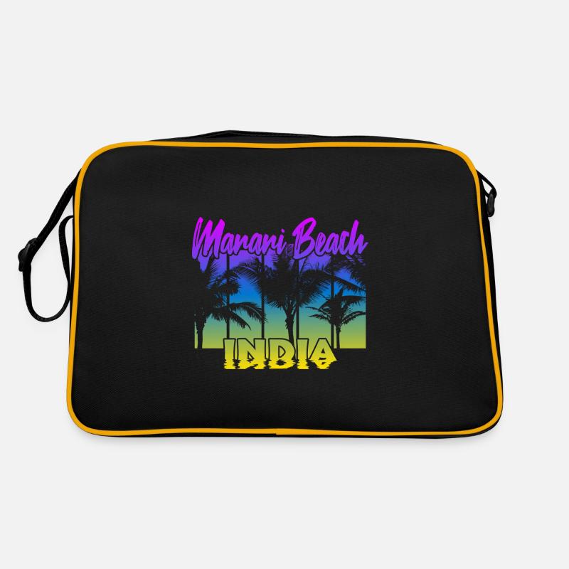 Marari Beach India Retro Tasche