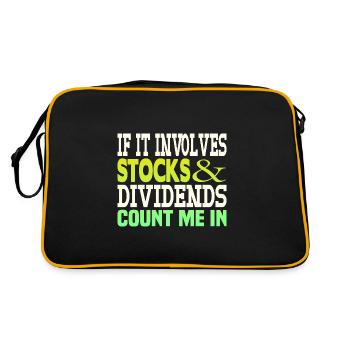 Shares Dividend - Retro Bag - black/gold - Back