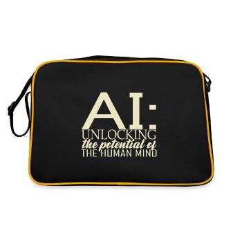 Artificial Intelligence Deep Learning - Retro Bag - black/gold - Back