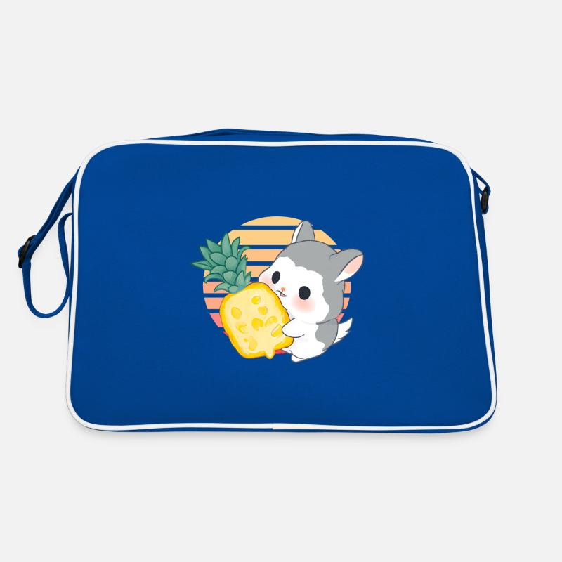 Chinchilla loves pineapple Retro Bag