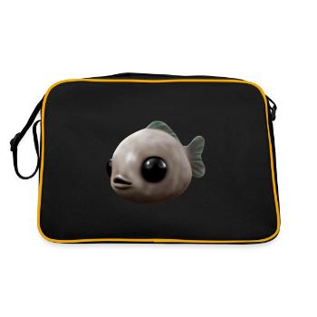 Petit gros poisson - Sac Retro - noir/or - Dos