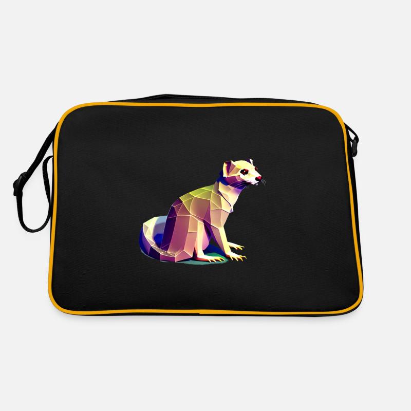 Polygon Frettchen Retro Tasche
