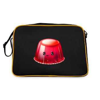 Kawaii Pudding - Sac Retro - noir/or - Dos