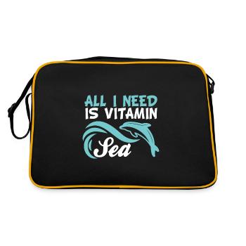 vitamine sea été - Sac Retro - noir/or - Dos