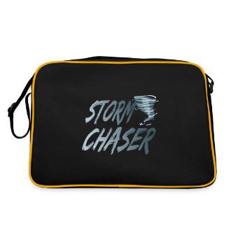 Storm cyclone for a storm chaser - Retro Bag - black/gold - Back