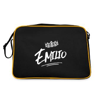 Emilio - Sac Retro - noir/or - Dos