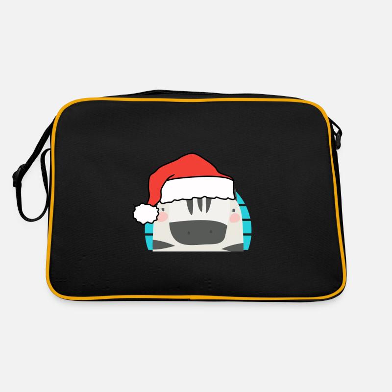 Zèbre de Noël Sac Retro