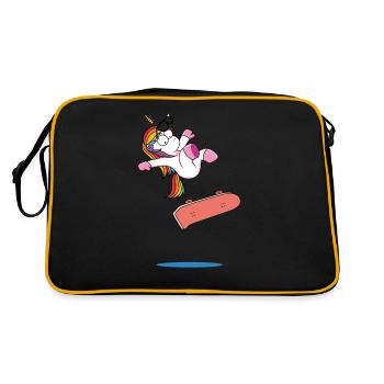 Unicorn Fail - Retro Bag - black/gold - Back