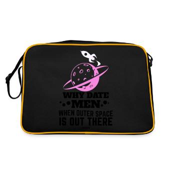Femme astronaute en sciences spatiales - Sac Retro - noir/or - Dos
