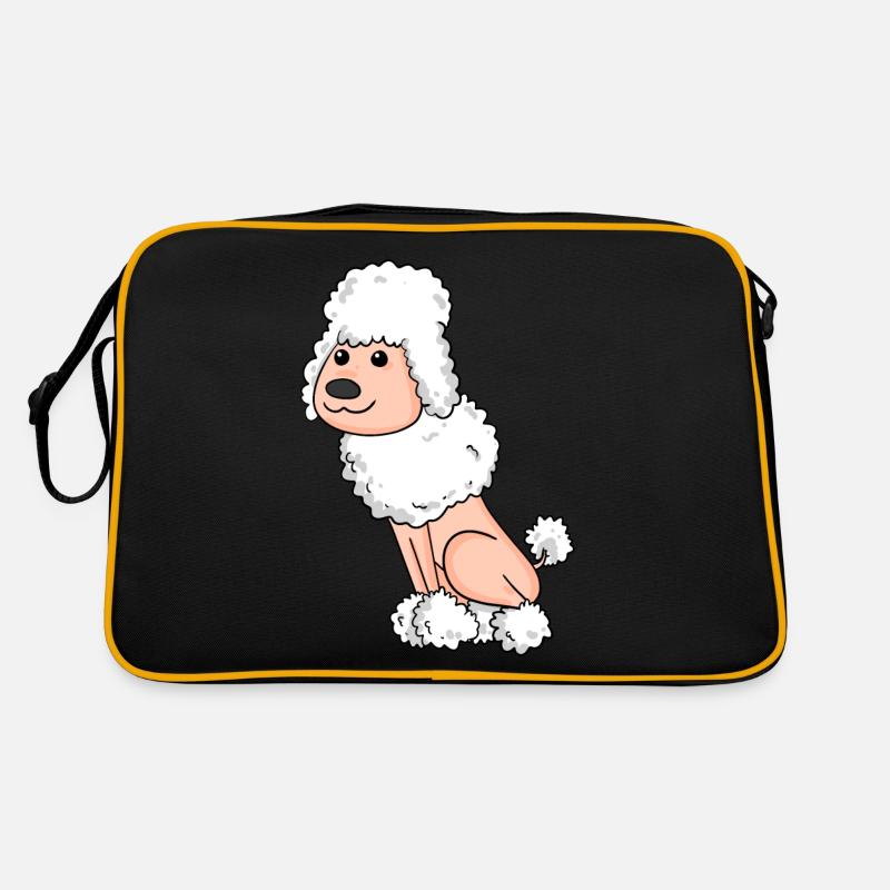 Caniche blanc Sac Retro