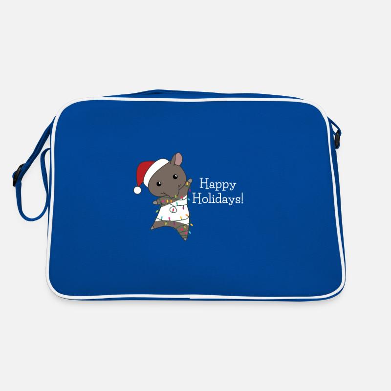 Tapir Noël Tapirs Animaux d’hiver Sac Retro