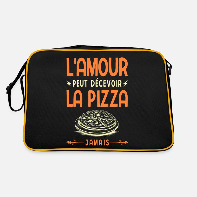 Liebe kann enttäuschen Pizza Never Fast Food Retro Tasche