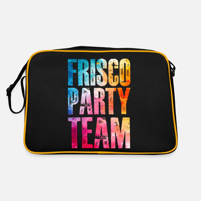 Frisco Party Team Bunt Retro Tasche
