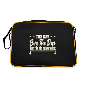 Sarcasme Stock Market Stocks Finance - Sac Retro - noir/or - Dos